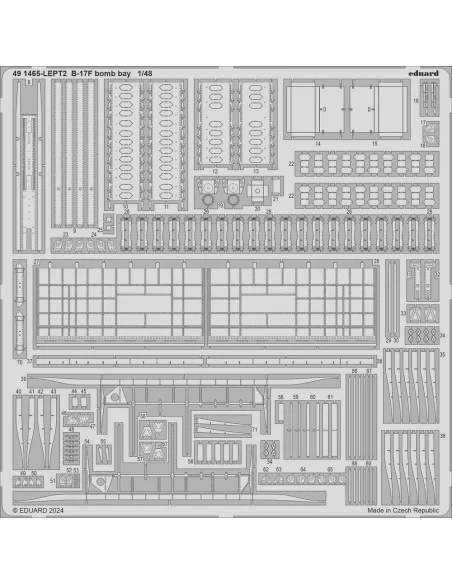B-17F PART II, 1/48 - Eduard Accessories BIG49428