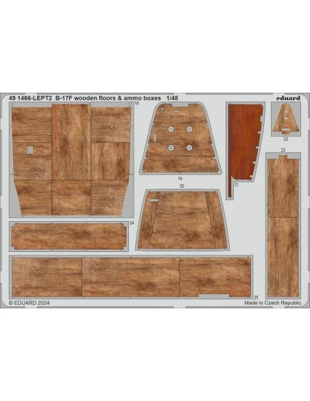 B-17F PART II, 1/48 - Eduard Accessories BIG49428