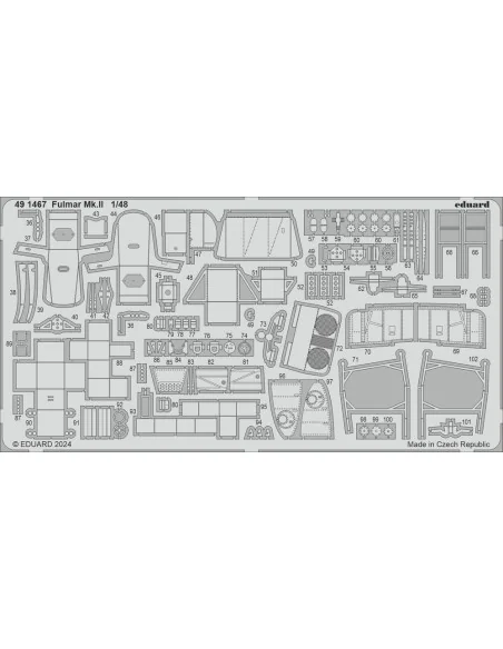 [NO_DESC] Fulmar Mk.II TRUMPETER, 1/48 - Eduard Accessories BIG49429