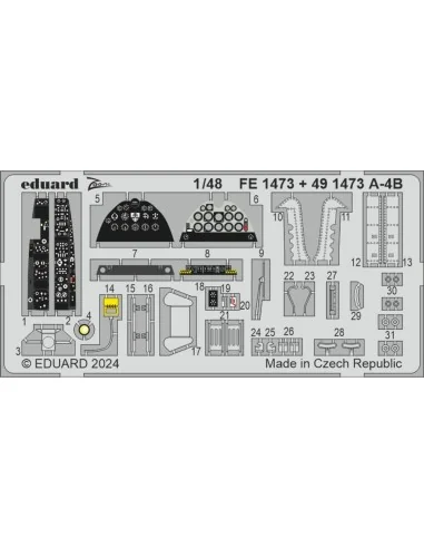 A-4B HOBBY 2000 / HASEGAWA, 1/48 - Eduard Accessories BIG49431