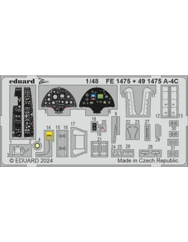 A-4C HOBBY 2000 / HASEGAWA, 1/48 - Eduard Accessories BIG49432