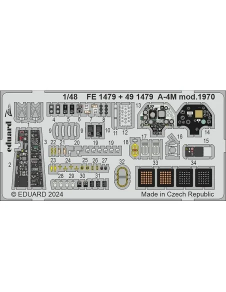 [NO_DESC] A-4M mod. 1970 MAGIC FACTORY, 1/48 - Eduard Accessories B...