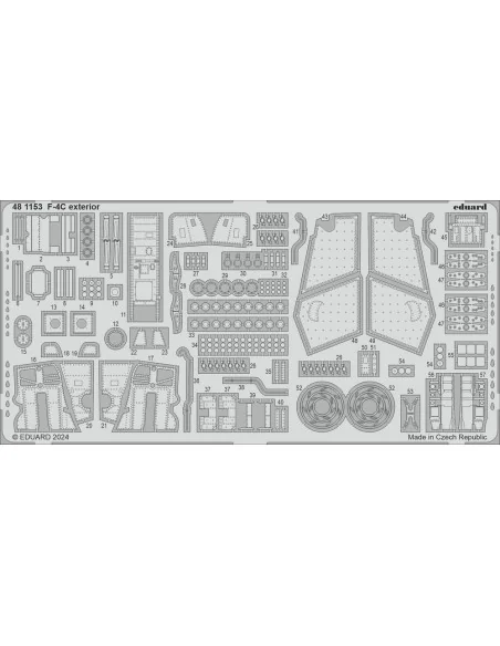 F-4C HOBBY 2000 / ACADEMY, 1/48 - Eduard Accessories BIG49437