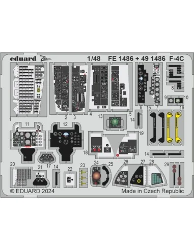 F-4C HOBBY 2000 / ACADEMY, 1/48 - Eduard Accessories BIG49437