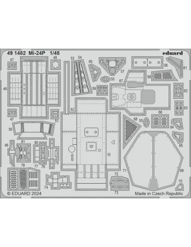 Mi-24P TRUMPETER, 1/48 - Eduard Accessories BIG49438