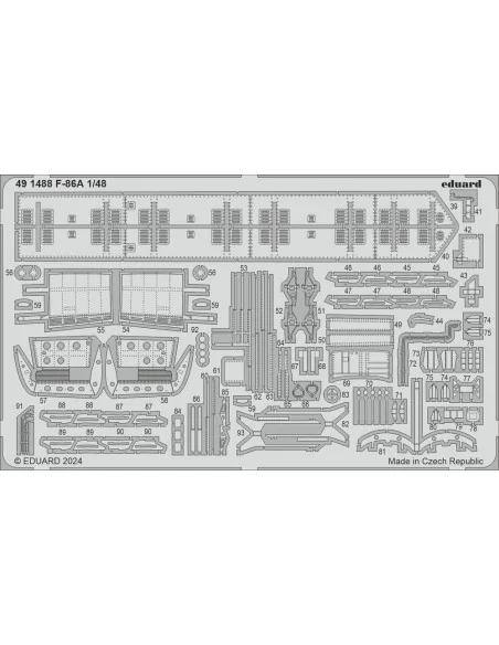 F-86A CLEAR PROP, 1/48 - Eduard Accessories BIG49439