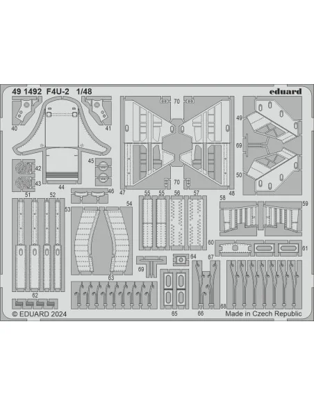 F4U-2 HOBBY BOSS, 1/48 - Eduard Accessories BIG49440