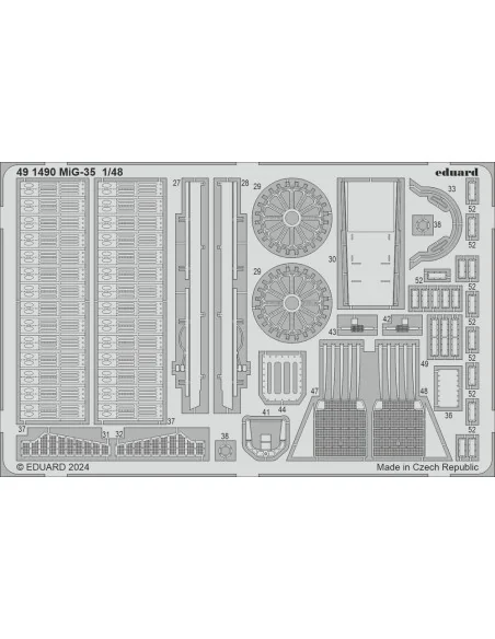 MiG-35 HOBBY BOSS, 1/48 - Eduard Accessories BIG49441