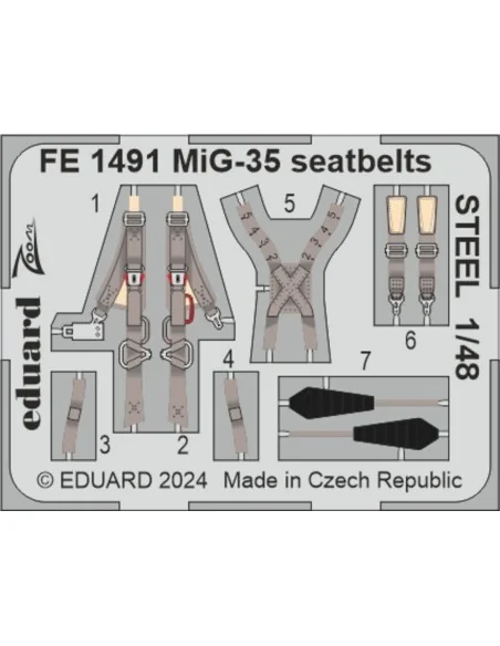 MiG-35 HOBBY BOSS, 1/48 - Eduard Accessories BIG49441