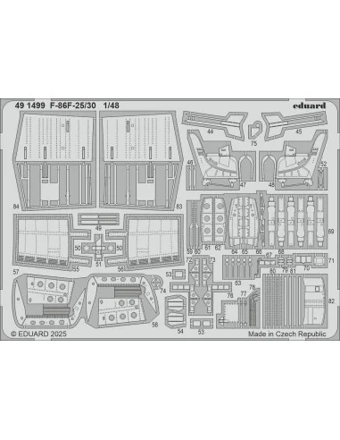 [NO_DESC] F-86F-25/30 AIRFIX, 1/48 - Eduard Accessories BIG49445