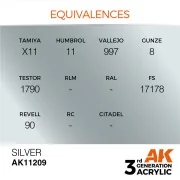 Silver 17ml - AK Interactive AK11209
