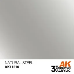Natural Steel 17ml - AK Interactive AK11210