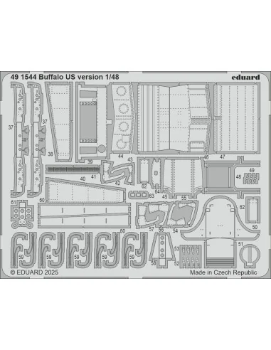 Buffalo US version for Tamiya, 1/48 - Eduard Accessories BIG49462