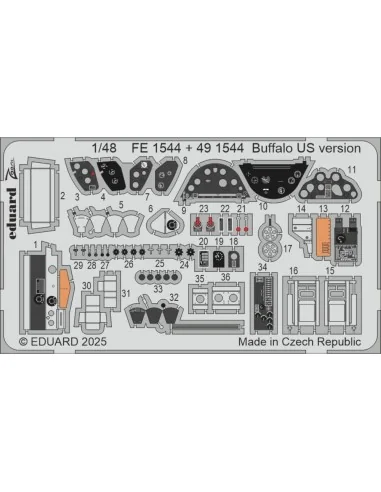 Buffalo US version for Tamiya, 1/48 - Eduard Accessories BIG49462