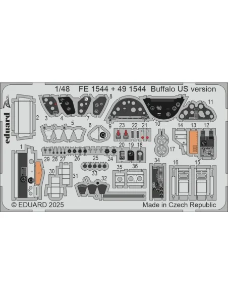 Buffalo US version for Tamiya, 1/48 - Eduard Accessories BIG49462