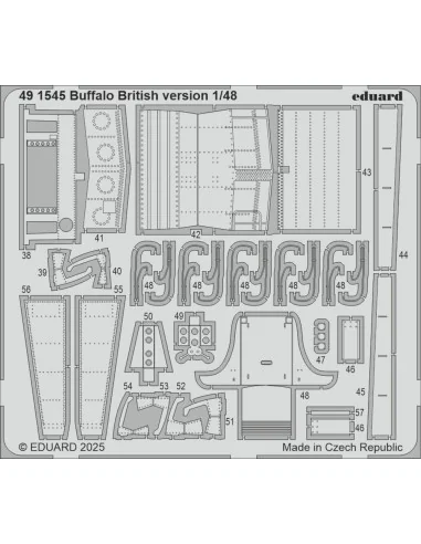 Buffalo British version for Tamiya, 1/48 - Eduard Accessories BIG49463