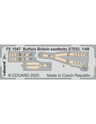 Buffalo British version for Tamiya, 1/48 - Eduard Accessories BIG49463