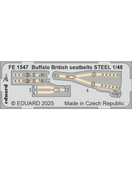 Buffalo British version for Tamiya, 1/48 - Eduard Accessories BIG49463