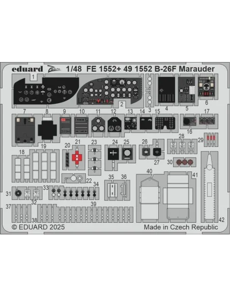B-26F Marauder PART I for ICM, 1/48 - Eduard Accessories BIG49464
