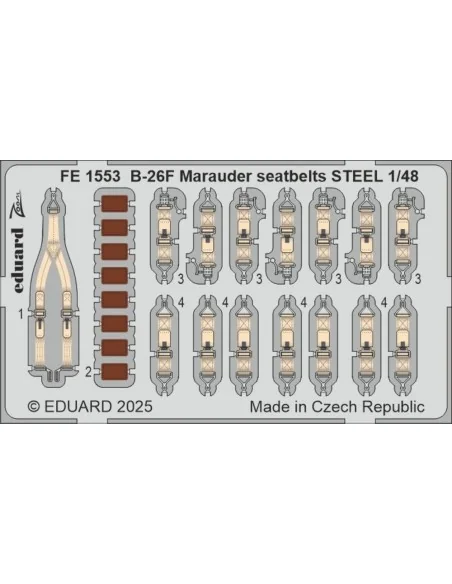B-26F Marauder PART I for ICM, 1/48 - Eduard Accessories BIG49464