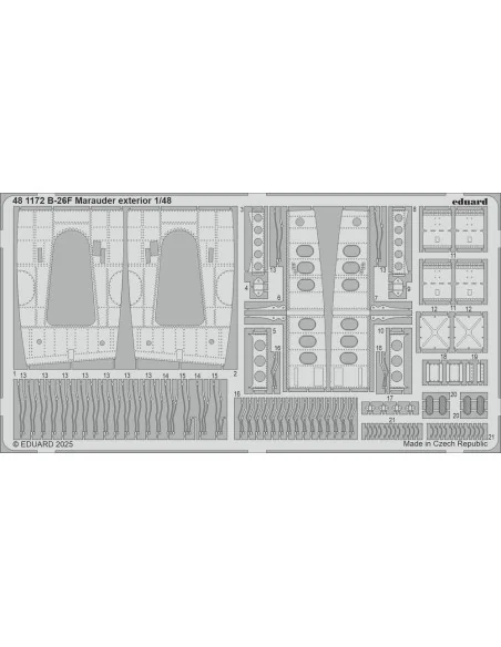 B-26F Marauder PART II for ICM, 1/48 - Eduard Accessories BIG49465