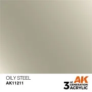Oily Steel 17ml - AK Interactive AK11211