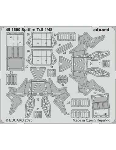 [NO_DESC] Spitfire Tr.9 for Airfix, 1/48 - Eduard Accessories BIG49466