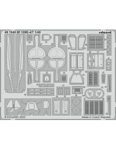 Bf 109E-4/7 for Tamiya, 1/48 - Eduard Accessories BIG49467