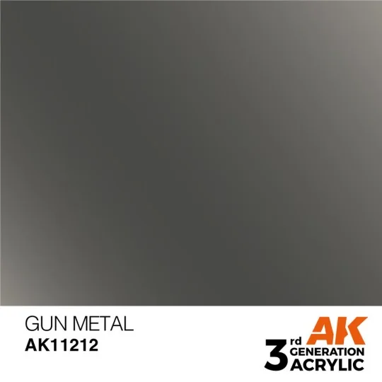 Gun Metal 17ml - AK Interactive AK11212 Gun Metal 17ml - AK Interactive AK11212