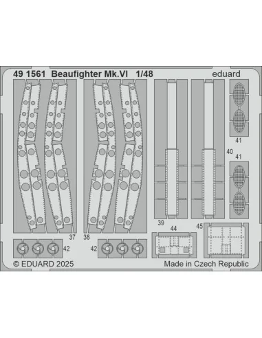 Beaufighter Mk.VI for Revell, 1/48 - Eduard Accessories BIG49469