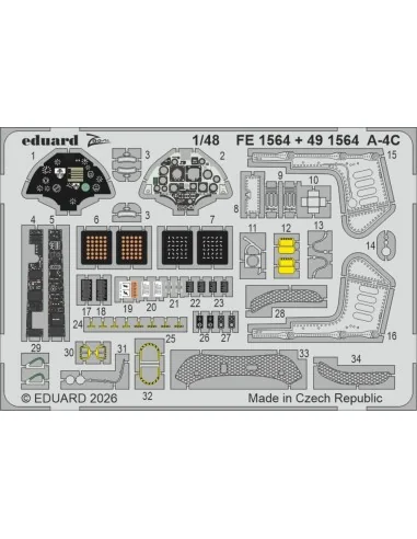 A-4C for Hobby Boss, 1/48 - Eduard Accessories BIG49471