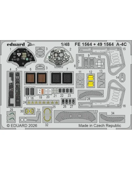 A-4C for Hobby Boss, 1/48 - Eduard Accessories BIG49471