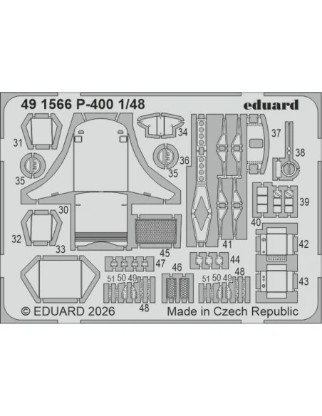 P-400 for Arma Hobby, 1/48 - Eduard Accessories BIG49472