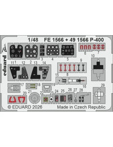 P-400 for Arma Hobby, 1/48 - Eduard Accessories BIG49472