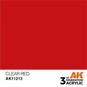 Clear Red 17ml - AK Interactive AK11213