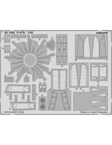 P-47N for MiniArt, 1/48 - Eduard Accessories BIG49473