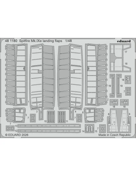 Spitfire Mk.Ixe for Airfix, 1/48 - Eduard Accessories BIG49474