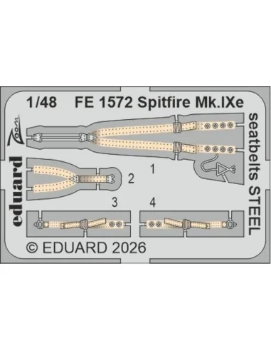 Spitfire Mk.Ixe for Airfix, 1/48 - Eduard Accessories BIG49474