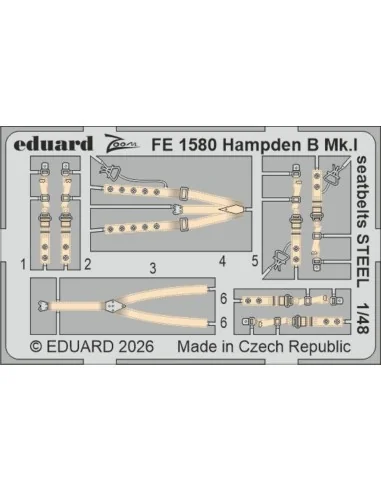 Hampden B Mk.I 1/48 for ICM, 1/48 - Eduard Accessories BIG49475