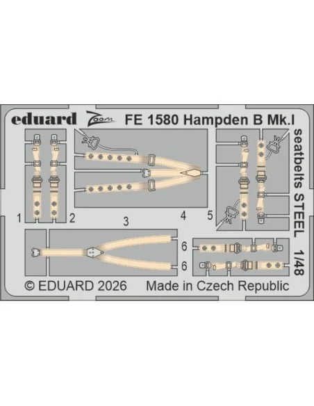 Hampden B Mk.I 1/48 for ICM, 1/48 - Eduard Accessories BIG49475
