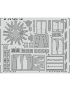 P-47M 1/48 for Miniart, 1/48 - Eduard Accessories BIG49476