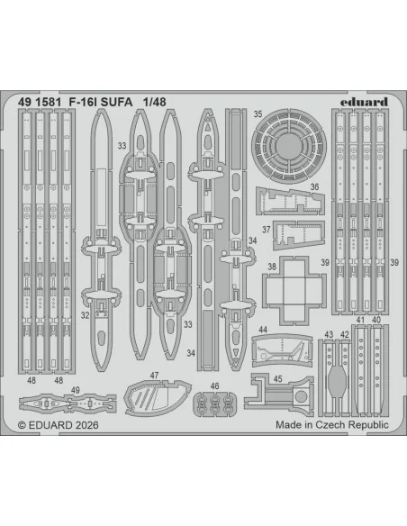 [NO_DESC] F-16I SUFA for Great Wall Hobby, 1/48 - Eduard Accessorie...