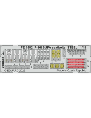 F-16I SUFA for Great Wall Hobby, 1/48 - Eduard Accessories BIG49477