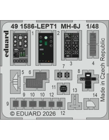 MH-6J for ICM, 1/48 - Eduard Accessories BIG49478
