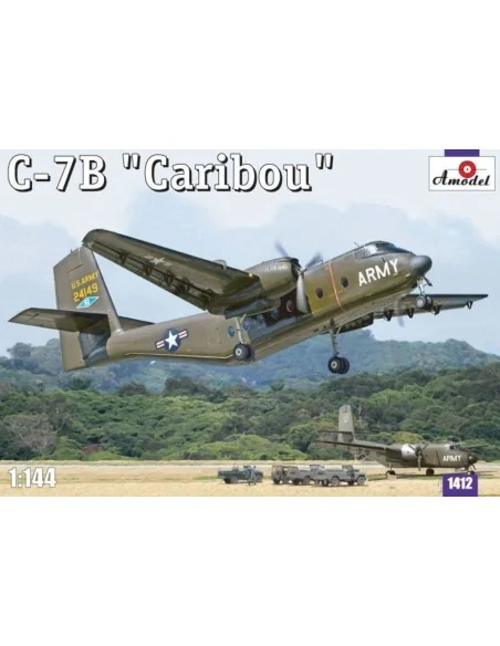 [NO_DESC] C-7B "Caribou", 1/144 - Amodel AMO1412
