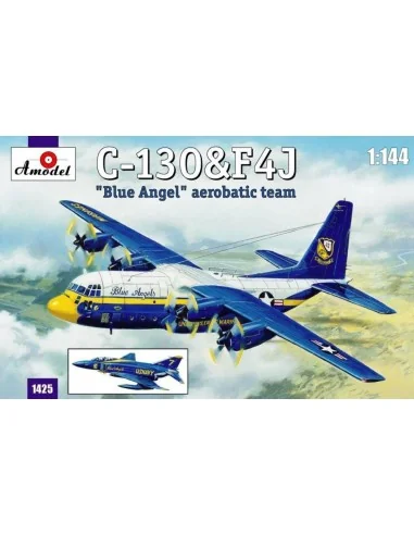 C-130 & F4J 'Blue Angel' Aerobatic team, 1/144 - Amodel AMO1425