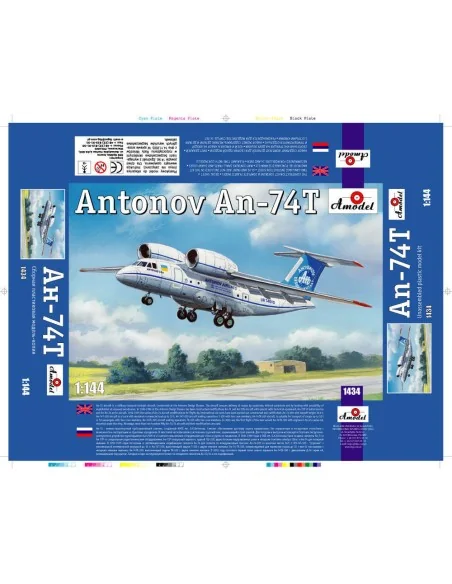 Antonov An-74T, 1/144 - Amodel AMO1434