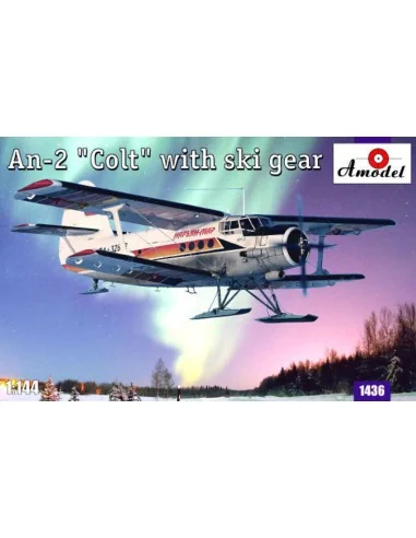 [NO_DESC] Antonov An-2 'Colt' with ski gear, 1/144 - Amodel AMO1436