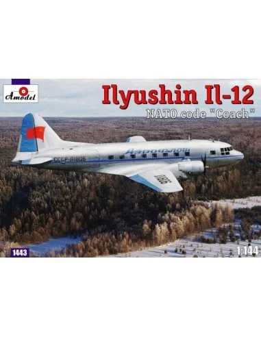 Ilyushin IL-12 'Coach' Soviet cargo air., 1/144 - Amodel AMO1443