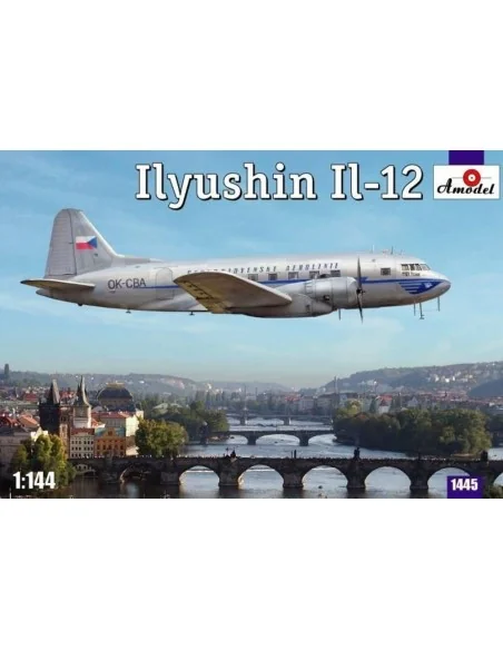 Ilyushin IL-12 Czech airliner, 1/144 - Amodel AMO1445